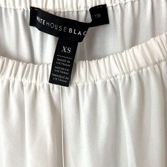 White House Black Market Embroidered Off-Shoulder Blouse - Picture 7 of 9